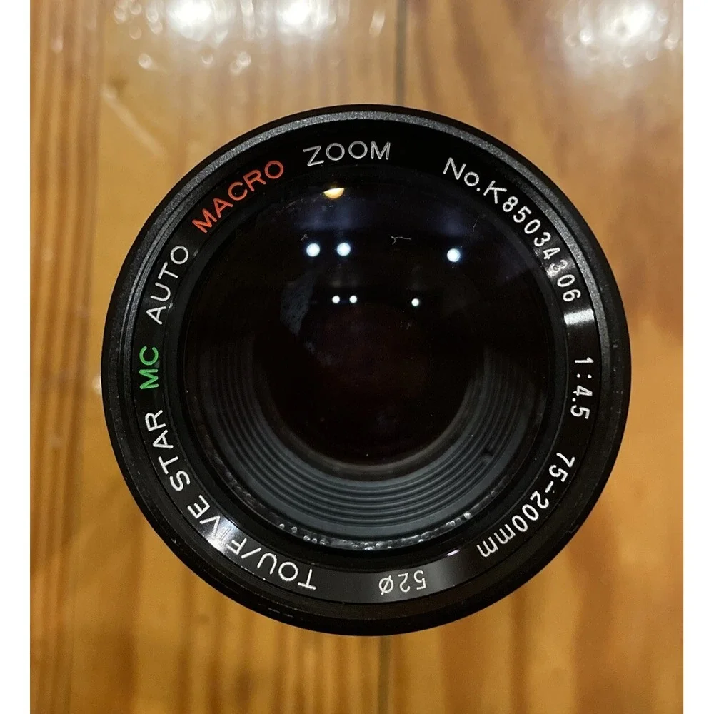 Tou Five Star 75-200mm F4.5 with Pentax K Mount No. K85034306